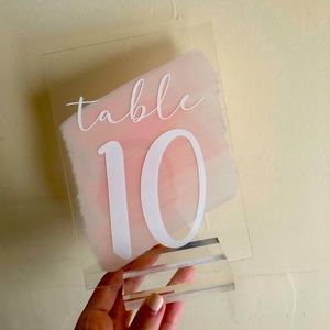 14 Wedding Table Numbers (5x7)